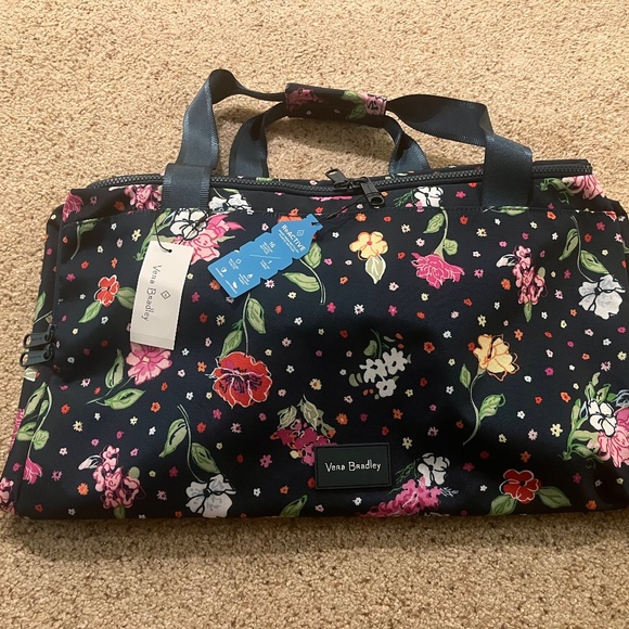 Vera Bradley Women's Recycled Lighten Up Reactive Travel Duffle Bag - Picture 5 of 5